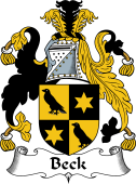 English Coat of Arms for the family Beck