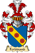 v.23 Coat of Family Arms from Germany for Ferdinand