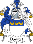 English Coat of Arms for Dagget (t)