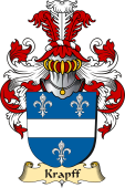 v.23 Coat of Family Arms from Germany for Krapff