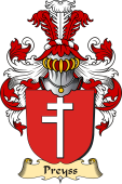 v.23 Coat of Family Arms from Germany for Preyss