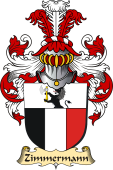 v.23 Coat of Family Arms from Germany for Zimmermann