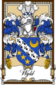 Scottish Coat of Arms Bookplate for Wyld (Edinburgh)