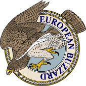 Birds of Prey Clipart image: Common Buzzard (of Europe)-M