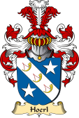 v.23 Coat of Family Arms from Germany for Hoerl