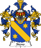 Italian Family Coat of Arms (v.25b) Steno
