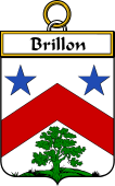 French Coat of Arms Badge for Brillon