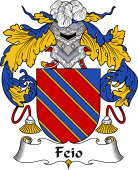 Portuguese Coat of Arms for Feio or Feyo