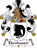 German Wappen Coat of Arms for Ebenhauser