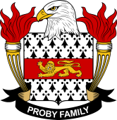 Coat of arms used by the Proby family in the United States of America