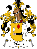 German Wappen Coat of Arms for Pfann