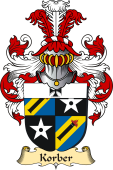 v.23 Coat of Family Arms from Germany for Korber