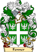English or Welsh Family Coat of Arms (v.23) for Fenner