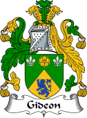 English Coat of Arms for the family Gideon