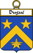 French Coat of Arms Badge for Dugué