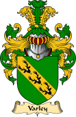 English Coat of Arms (v.23) for the family Varley