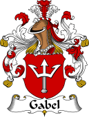 German Wappen Coat of Arms for Gabel