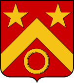 French Family Shield for Le Roux I (Roux (le)