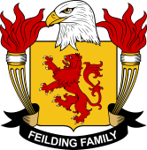 Coat of arms used by the Feilding family in the United States of America