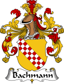 German Wappen Coat of Arms for Bachmann