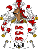 German Wappen Coat of Arms for Moll