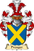 v.23 Coat of Family Arms from Germany for Prenger