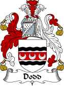 English Coat of Arms for Dod (d)
