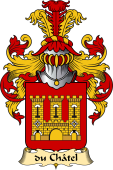 French Family Coat of Arms (v.23) for Châtel (du)