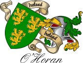 Sept (Clan) Coat of Arms from Ireland for O'Horan