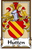 German Coat of Arms Wappen Bookplate  for Hutten