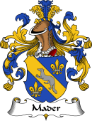 German Wappen Coat of Arms for Mader
