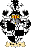 Irish Family Coat of Arms (v.23) for Fitz-Rice