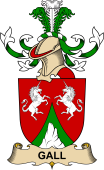 Republic of Austria Coat of Arms for Gall (de Gallenfels)