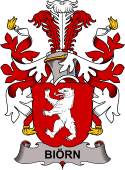 Coat of arms used by the Danish family Biörn