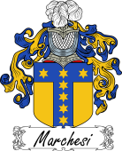 Araldica Italiana Italian Coat of Arms for Marchesi
