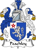 English Coat of Arms for the family Peachley