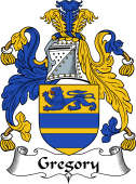 English Coat of Arms for the family Gregory