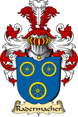 v.23 Coat of Family Arms from Germany for Radermacher