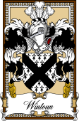 Scottish Coat of Arms Bookplate for Wintoun