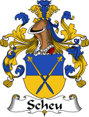 German Wappen Coat of Arms for Scheu