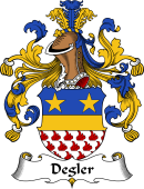 German Wappen Coat of Arms for Degler