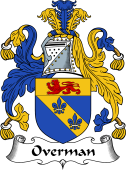 English Coat of Arms for the family Overman