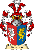 v.23 Coat of Family Arms from Germany for Kempen