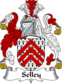 English Coat of Arms for Selley or Silley