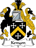 English Coat of Arms for the family Kenyon