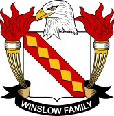 Coat of arms used by the Winslow family in the United States of America