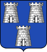 French Family Shield for Bourg