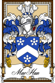 Scottish Coat of Arms Bookplate for MacHan