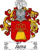 Araldica Italiana Coat of arms used by the Italian family Tasca