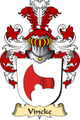 v.23 Coat of Family Arms from Germany for Vincke
